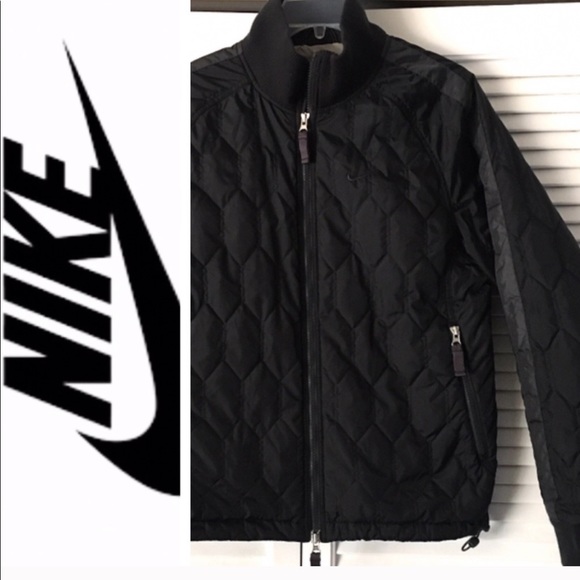 nike bomber jacket mens black